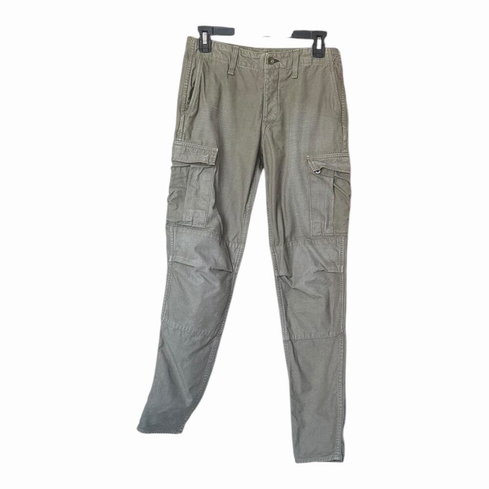 Rag & Bone Dist Army Cargo Pants Military Utility Olive Green Women’s Size 25